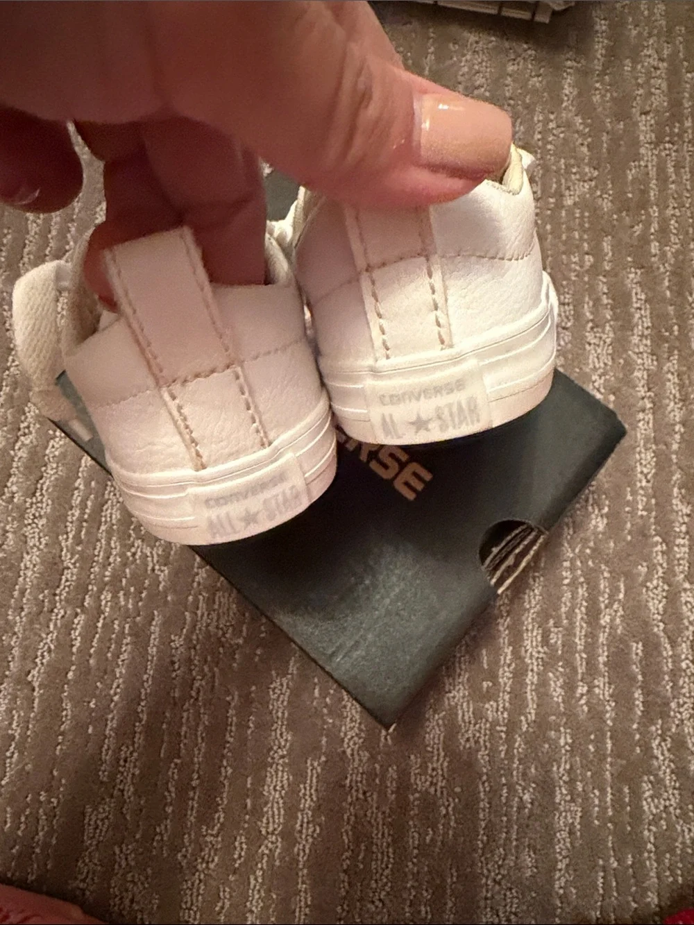 Converse Toddler White Canvas Low-Top Sneakers